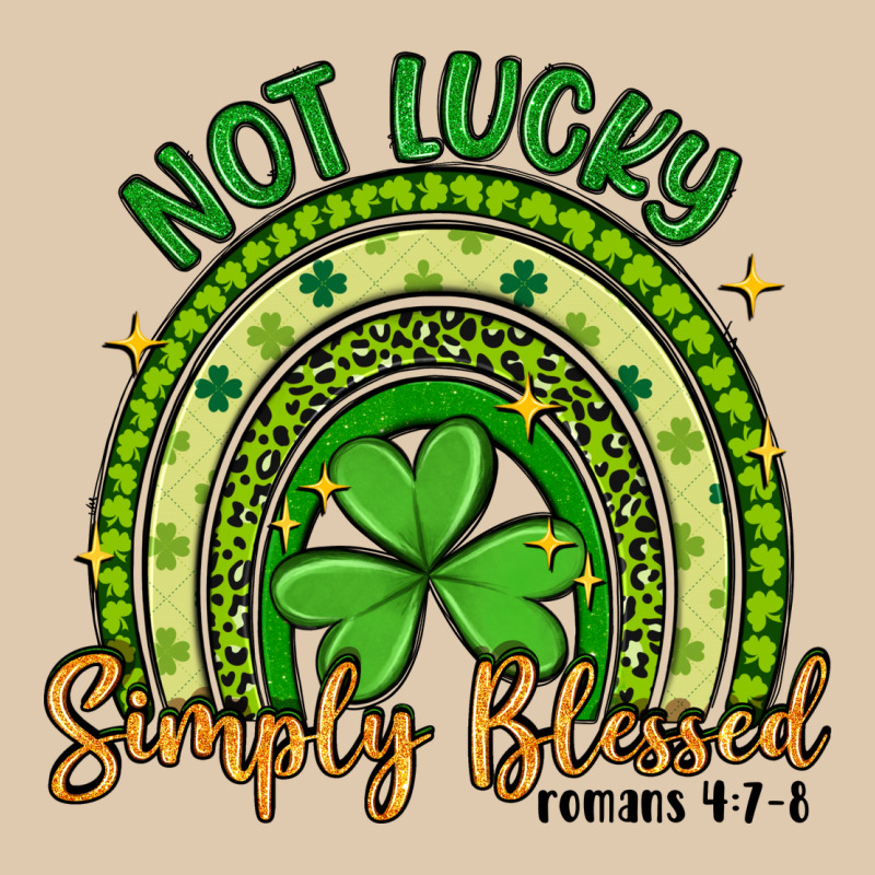 Not Lucky Simply Blessed Rainbow Heavyweight Sweatshirt by Artiststas | Teevron