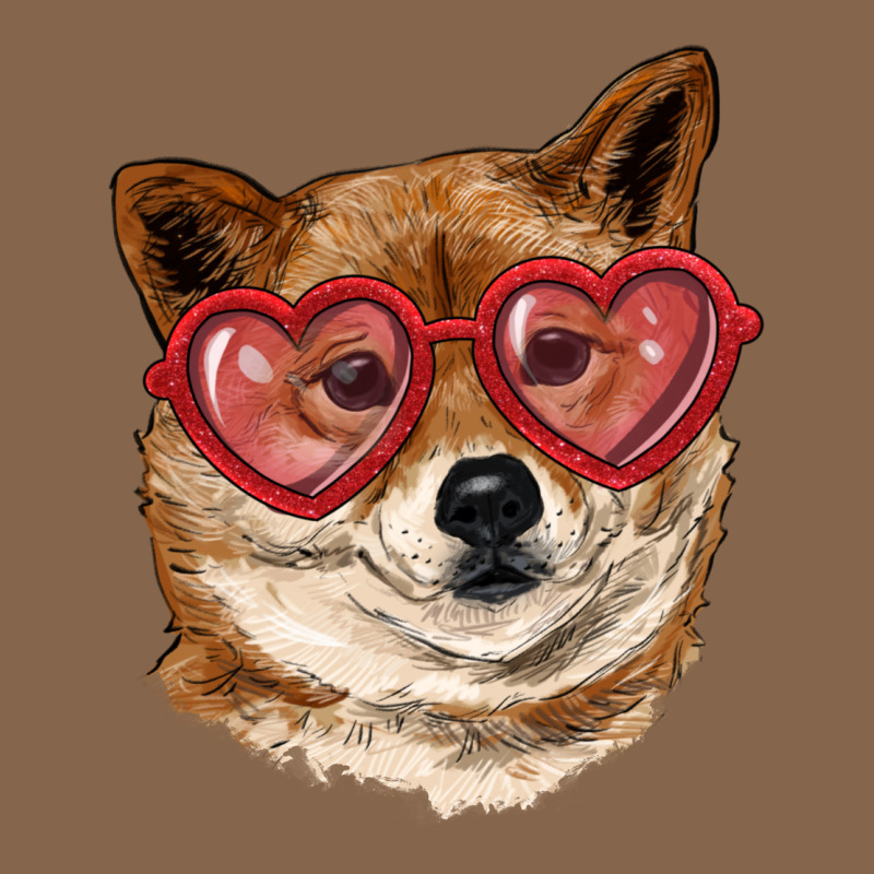 Shiba Inu With Love Glasses Premium Tee by RanaPortraitStore | Teevron