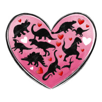 dinosaur valentine heart | Teevron