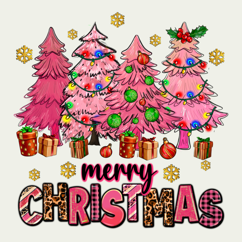 Pink Christmas Trees Urban Heavy Tee by AdoDesignShop | Teevron