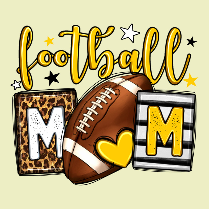Football Mom Yellow Team Color Urban Hoodie by HowdyJamesFarm | Teevron