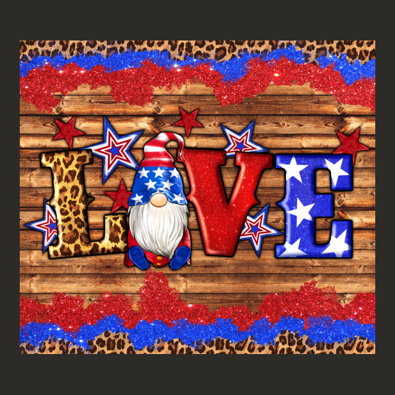 American Flag Gnomes Love Star Leopard Glitter Heavy Core Tee by Artiststas | Teevron