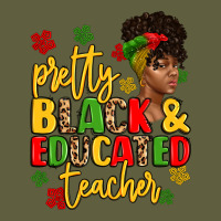 Pretty Black And Educated Teacher Vintage Tee | Teevron