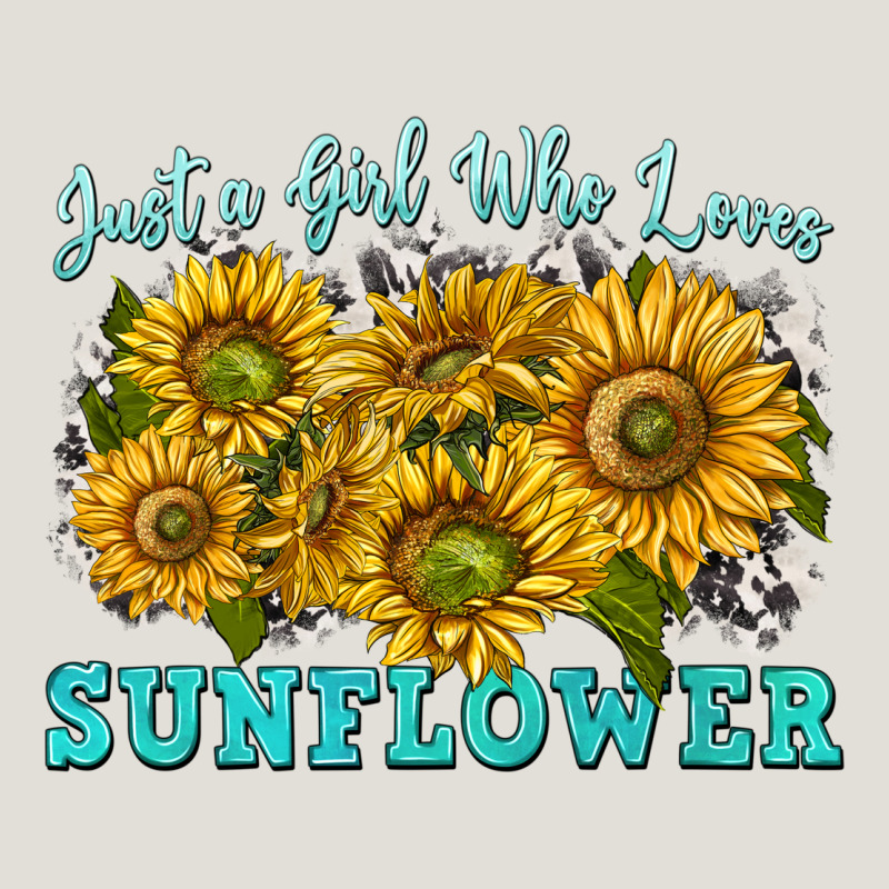 Just A Girl Who Loves Sunflower Heavy Core Tee by texasbilliewilder | Teevron