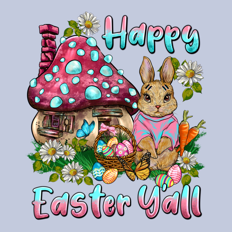 Happy Easter Y'all Rabbit Long Sleeve Tee by BarkalooDesign | Teevron