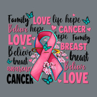 Breast Cancer Ribbons With Cancer Words Heavyweight Sweatshirt | Teevron