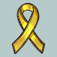 Gold Cancer Ribbon Heavy Core Tee | Teevron