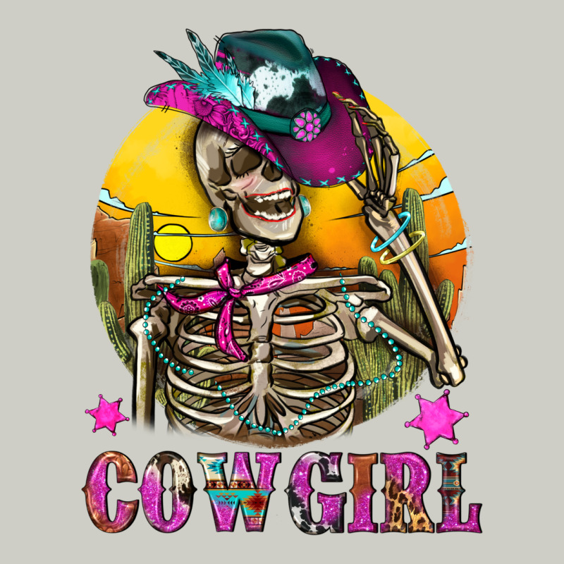 Cowgirl Skeleton With Landscape Heavyweight Hoodie by BundleAndBundleShop | Teevron