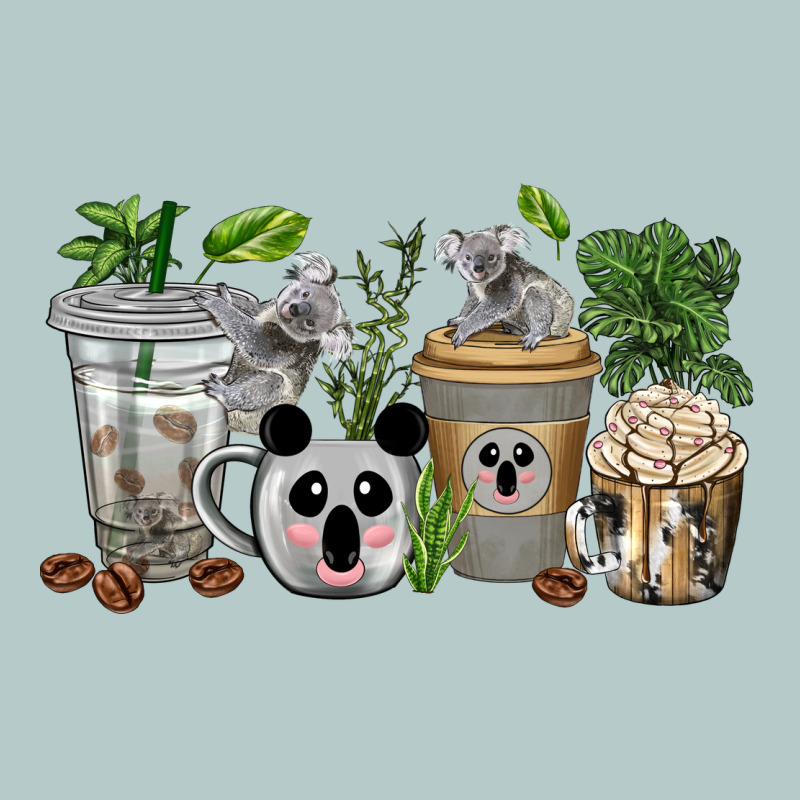 Koala Coffee Cups Heavy Core Tee by texasbilliewilder | Teevron