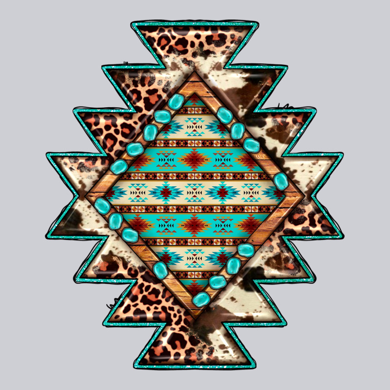 Cowhide Leopard Gemstone Aztec Heavyweight Sweatshirt by JahusDesignShop | Teevron