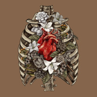 Skeleton Rib Cage Heart Premium Tee | Teevron