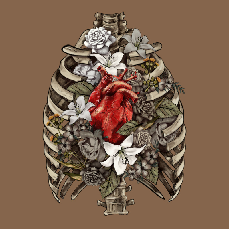 Skeleton Rib Cage Heart Premium Tee by RanaPortraitStore | Teevron