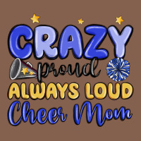 Crazy Proud Always Loud Cheer Mom Zipper Hoodie | Teevron