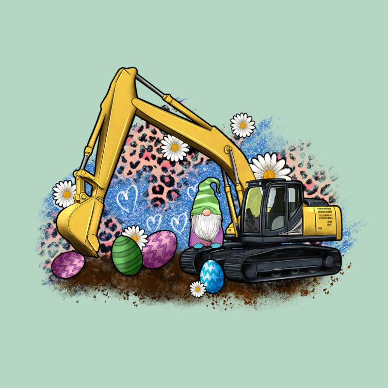 Easter Excavator Gnome Egg Leopard Classic Tee by Artiststas | Teevron