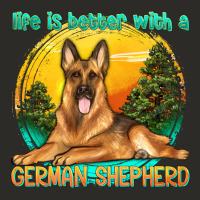 Life Is Better With A German Shepherd Heavy Core Tee | Teevron