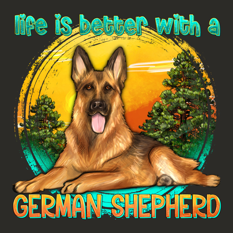 Life Is Better With A German Shepherd Heavy Core Tee by texasbilliewilder | Teevron