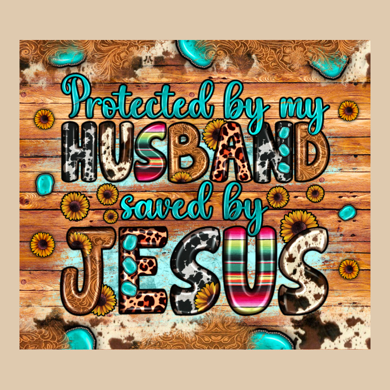 Protected Husband Saved By Jesus Heavyweight Sweatshirt by JahusDesignShop | Teevron
