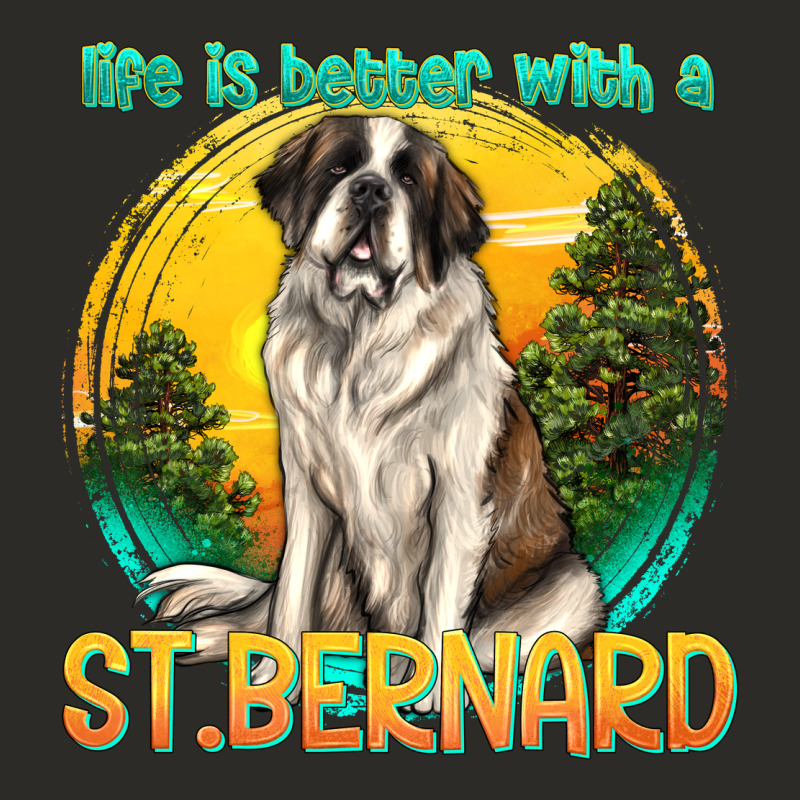 Life Is Better With A St.bernard Heavy Core Tee by texasbilliewilder | Teevron