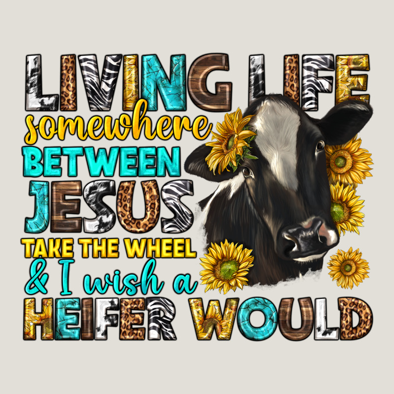 Living Life Somewhere Between Jesus Heavy Core Tee by texasbilliewilder | Teevron