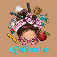 Best Teacher Messy Bun Bbs Heavyweight Hoodie | Teevron