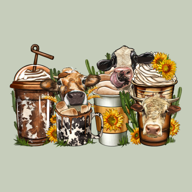 Cows Coffee Cups Long Sleeve Tee by Jasminsmagicworld | Teevron
