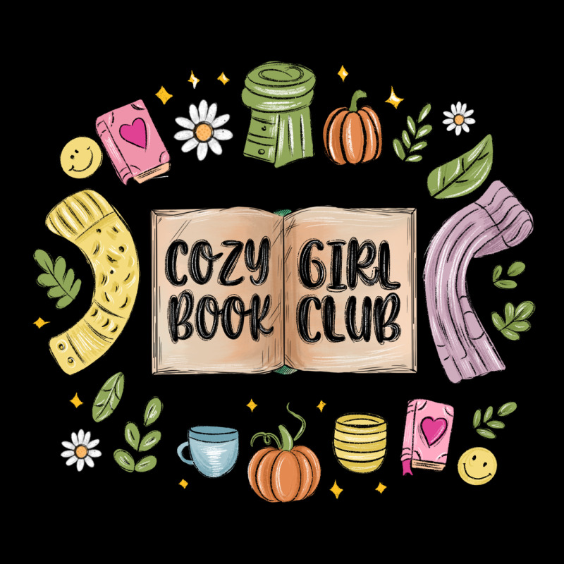 Cozy Book Girl Club Zipper Hoodie by MaliasSmallBusiness | Teevron
