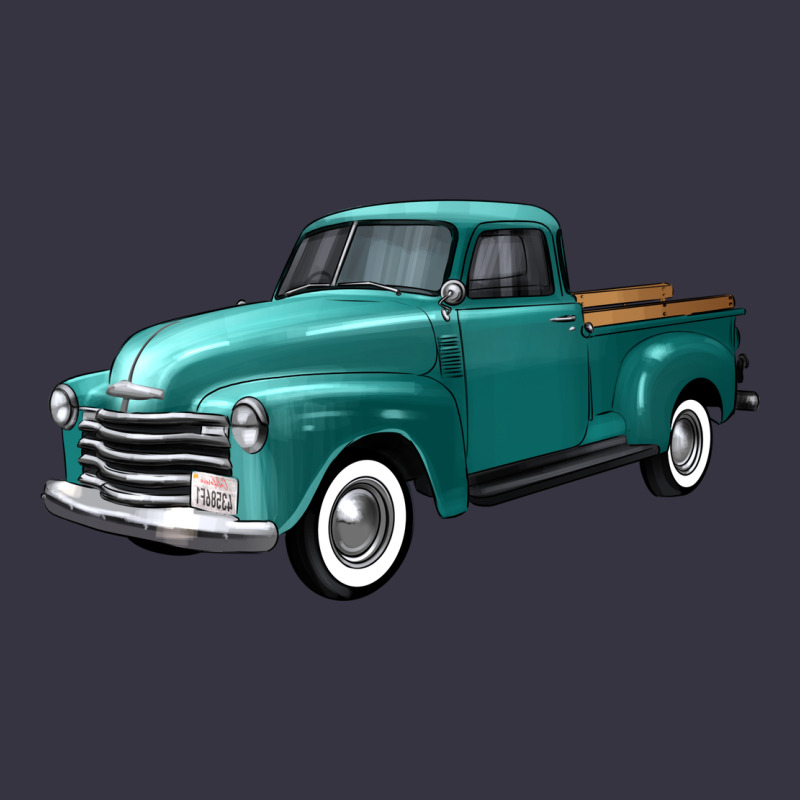 Western Truck Left 34 View Vintage Hoodie by FaDigitalArtStudio | Teevron