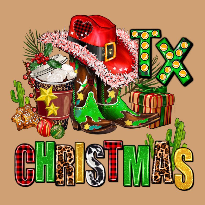 Tx Christmas Cowgirl Vintage Tee by AdoDesignShop | Teevron