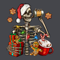 Christmas Skeleton Coffee Long Sleeve Tee | Teevron