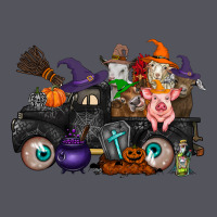 Halloween Farm Animals Truck Vintage Hoodie | Teevron