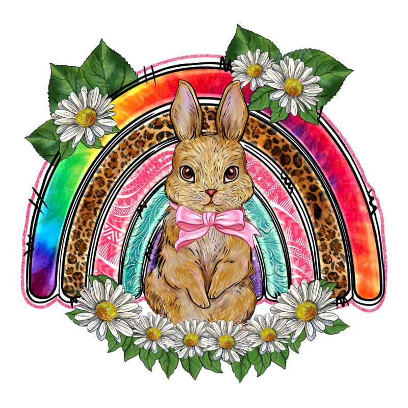 Easter Rabbit Rainbow Premium Tee by BarkalooDesign | Teevron