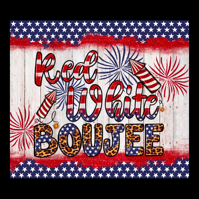 Red White Boujee Heavy Core Tee by Artiststas | Teevron