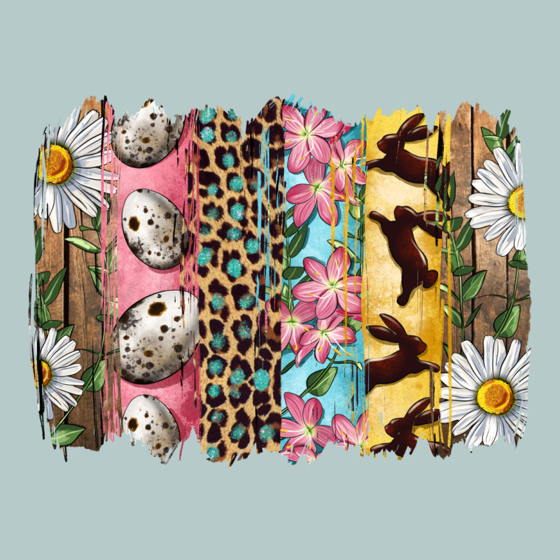 Easter Brushstroke With Quail Eggs Daisy And Bunny Heavy Core Tee by RanaPortraitStore | Teevron