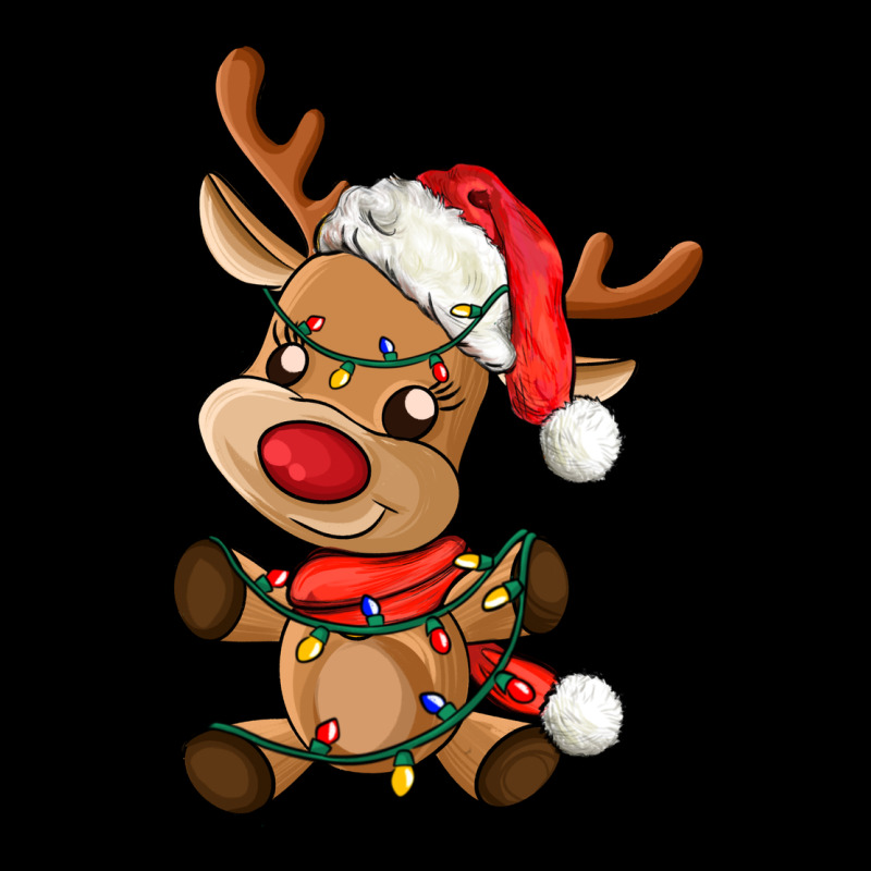 Baby Christmas Reindeer Heavyweight Sweatshirt by AdoDesignShop | Teevron