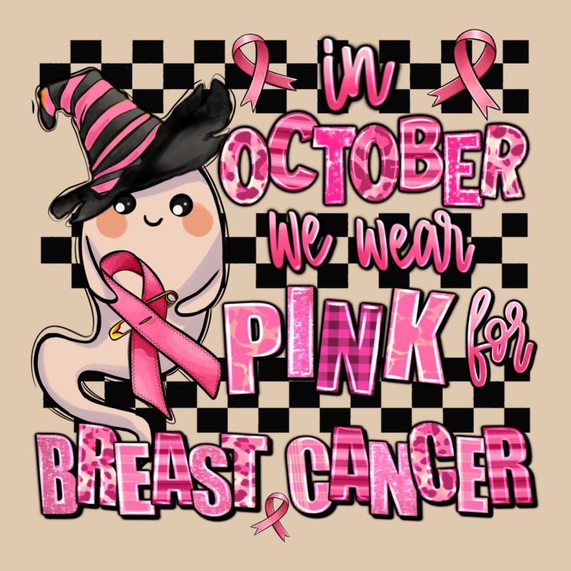 In October We Wear Pink For Breast Cancer Heavyweight Sweatshirt by AdoDesignShop | Teevron