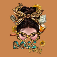 Western Messy Bun Boss Lady With Money Heavyweight Hoodie | Teevron