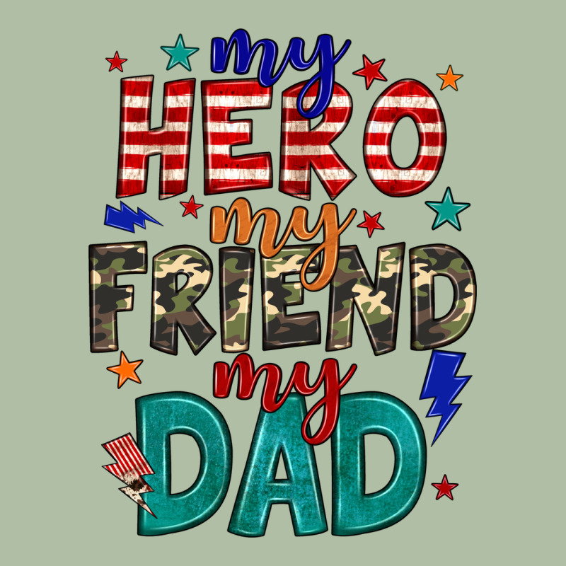 My Hero My Friend My Dad Urban Heavy Tee by JahusDesignShop | Teevron