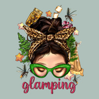 Glamping Messy Bun With Glamping Camp Tent Bbs Heavyweight Hoodie | Teevron