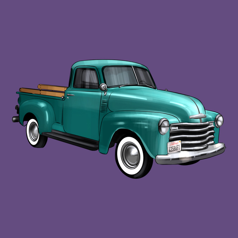 Western Truck Right 34 View Vintage Hoodie by FaDigitalArtStudio | Teevron