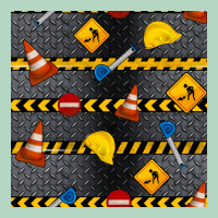 Construction Signs Seamless Pattern Classic Tee | Teevron