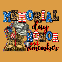 Memorial Day Honor And Remember Urban Heavy Tee | Teevron