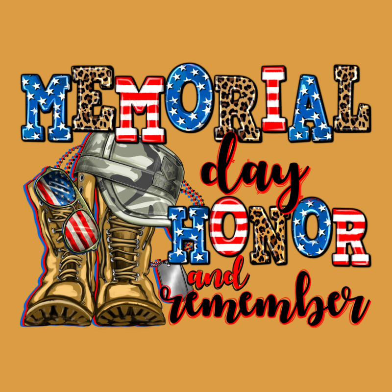 Memorial Day Honor And Remember Urban Heavy Tee by AdoDesignShop | Teevron