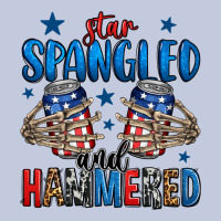 Star Spangled And Hammered Skeleton Hand Long Sleeve Tee | Teevron