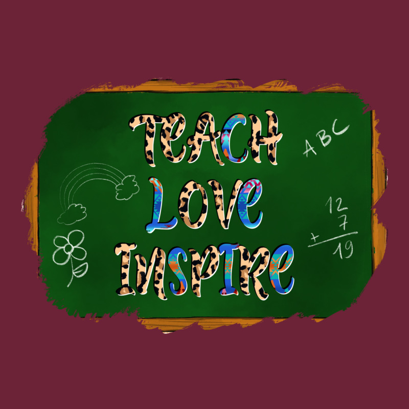 Teach Love Inspire Chalkboard Long Sleeve Tee by AdoDesignShop | Teevron