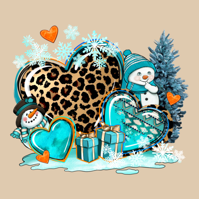 Winter Hearts With Snowmans Heavyweight Sweatshirt by AdoDesignShop | Teevron