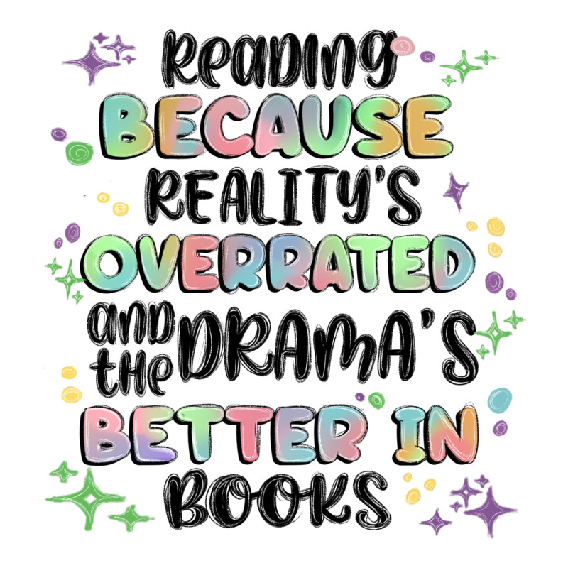 Reading Because Realitys Overrated Zipper Hoodie by MaliasSmallBusiness | Teevron