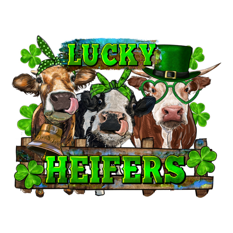 St Patricks Day Lucky Heifers Premium Tee by RanaPortraitStore | Teevron