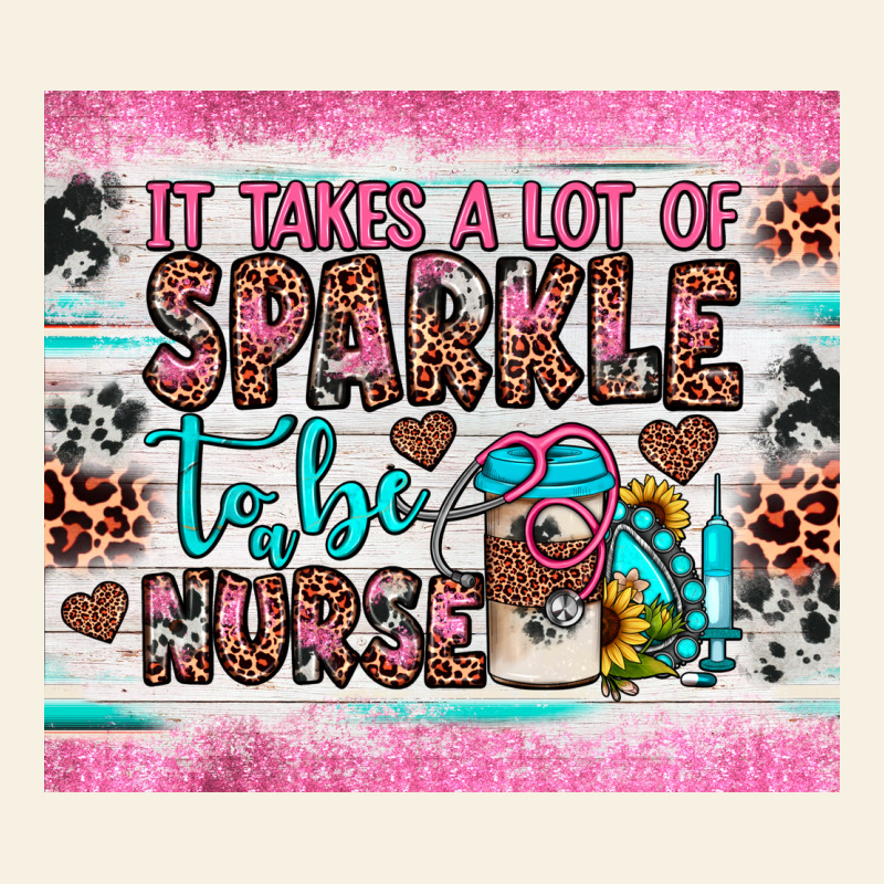 It Takes A Lot Of Sparkle To Be A Nurse Vintage Tee by JahusDesignShop | Teevron