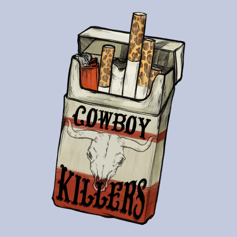 Cowboy Killers Cigarette Package Long Sleeve Tee by NancyCooperArtShop | Teevron