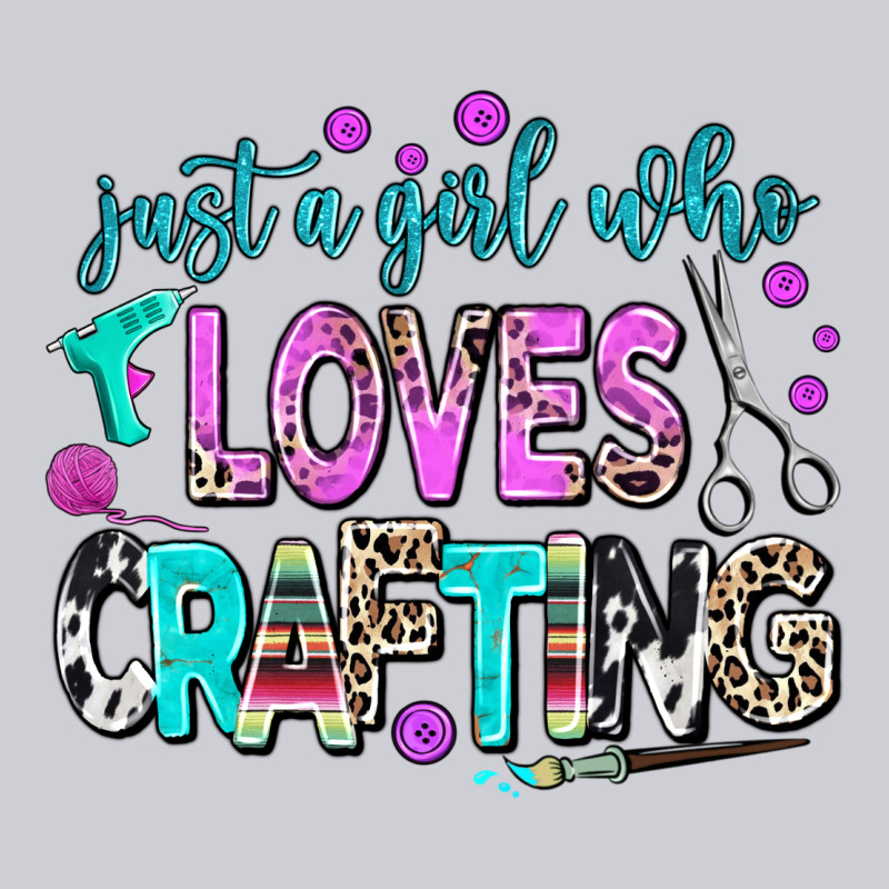 Just A Girl Who Loves Crafting Heavyweight Sweatshirt by AdoDesignShop | Teevron